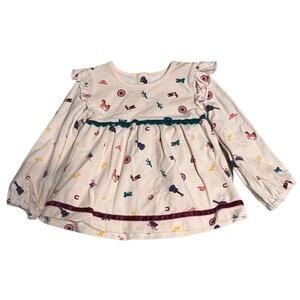 Matilda Jane Little Country Song Top Girls Size 12-18 month Gently used conditio